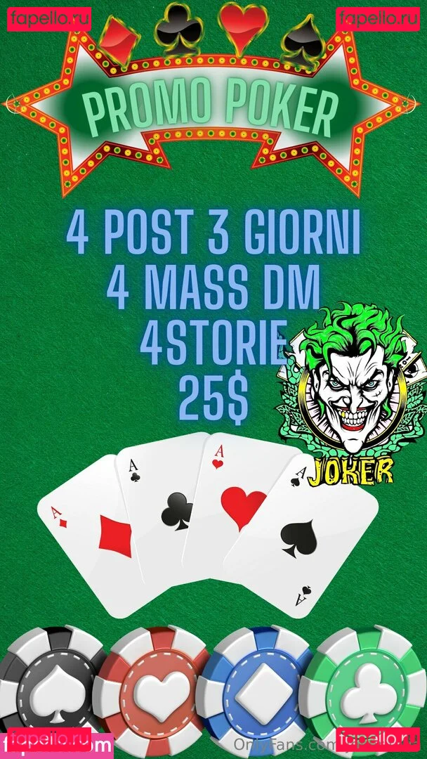 jokeritalia Onlyfans Photo Gallery 