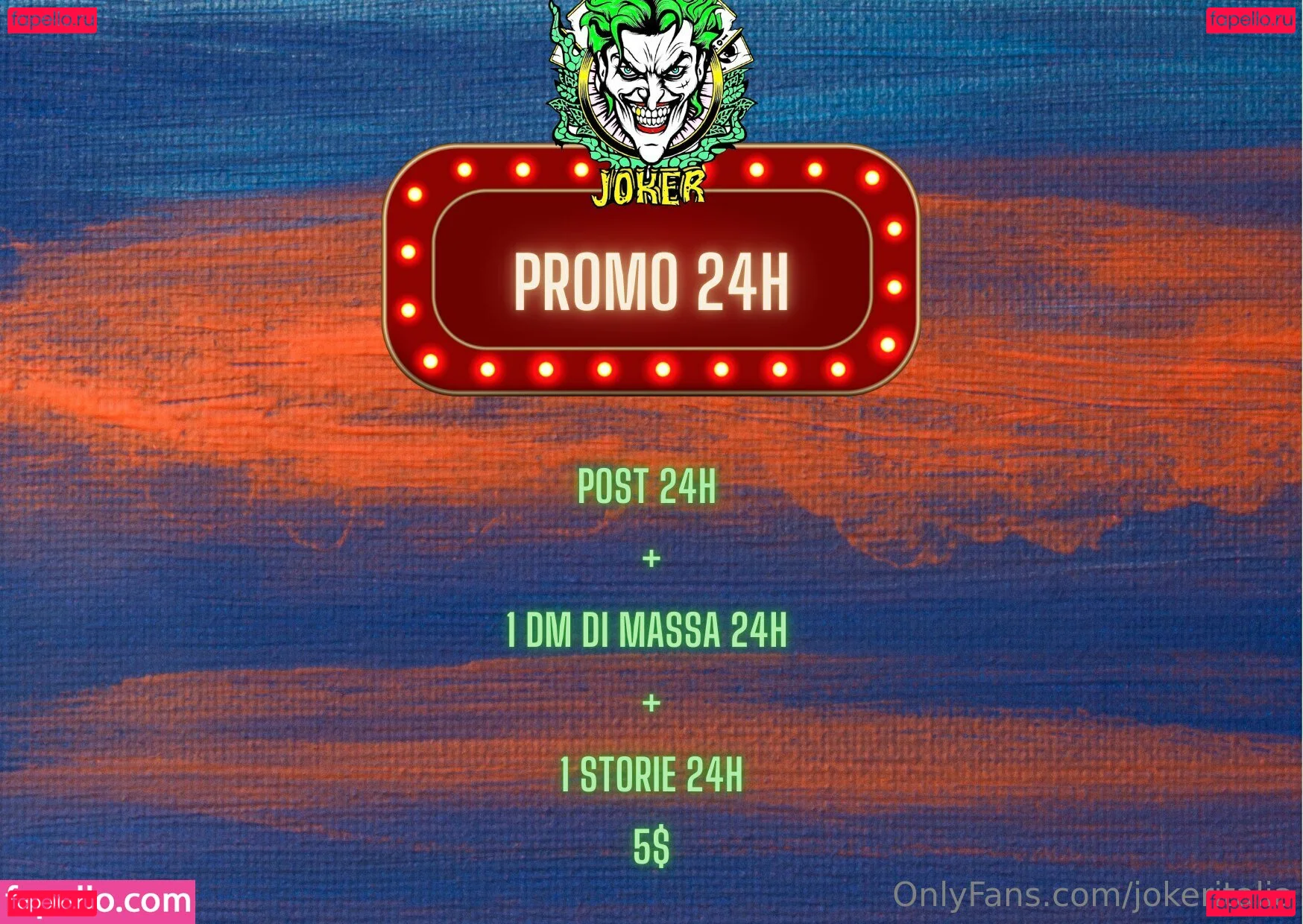 jokeritalia Onlyfans Photo Gallery 