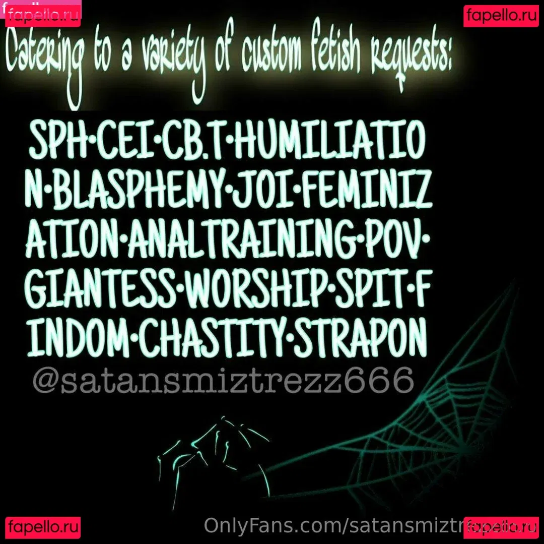 satansmiztrezz666 Onlyfans Photo Gallery 