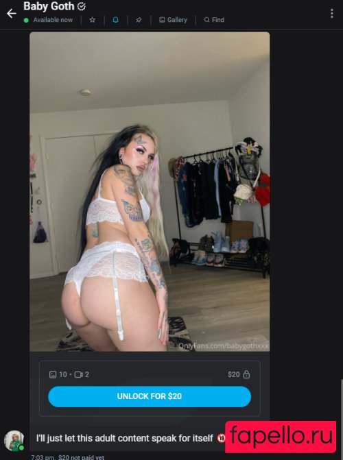 Baby Goth Onlyfans Photo Gallery 