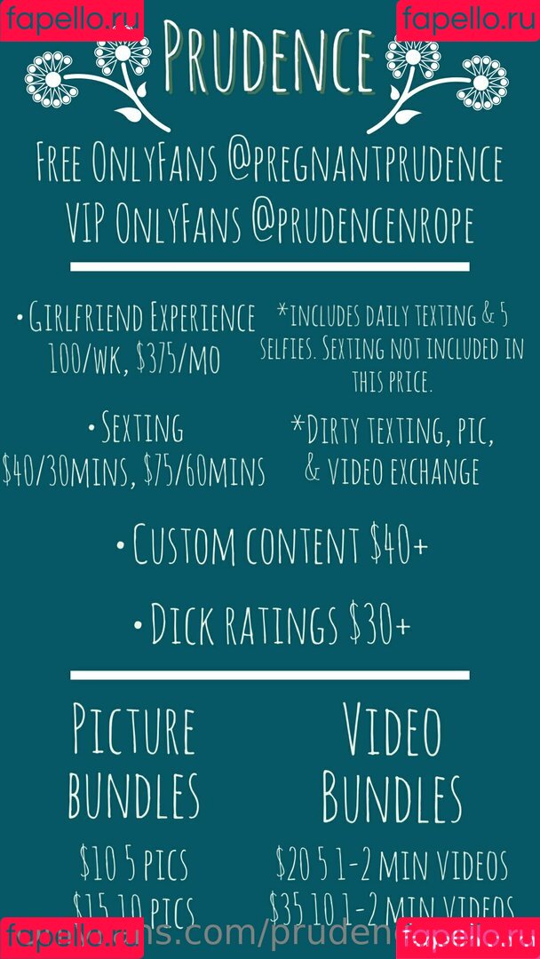 prudencenrope Onlyfans Photo Gallery 