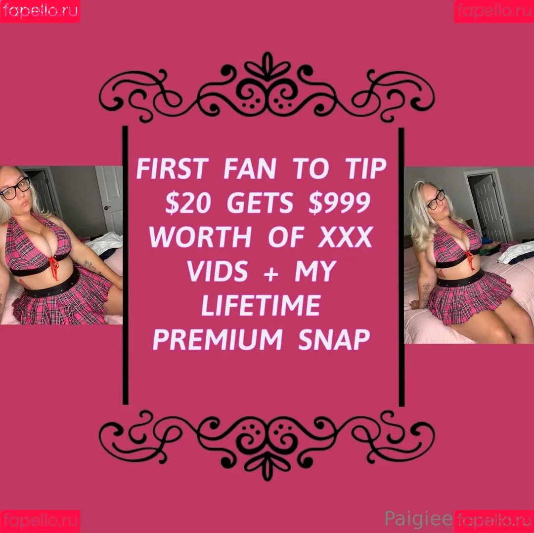 paigieebabieee Onlyfans Photo Gallery 