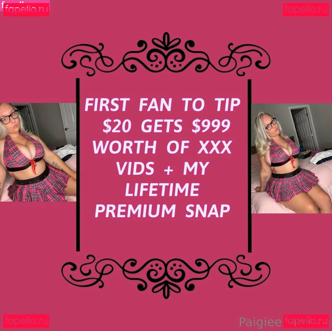 paigieebabieee Onlyfans Photo Gallery 