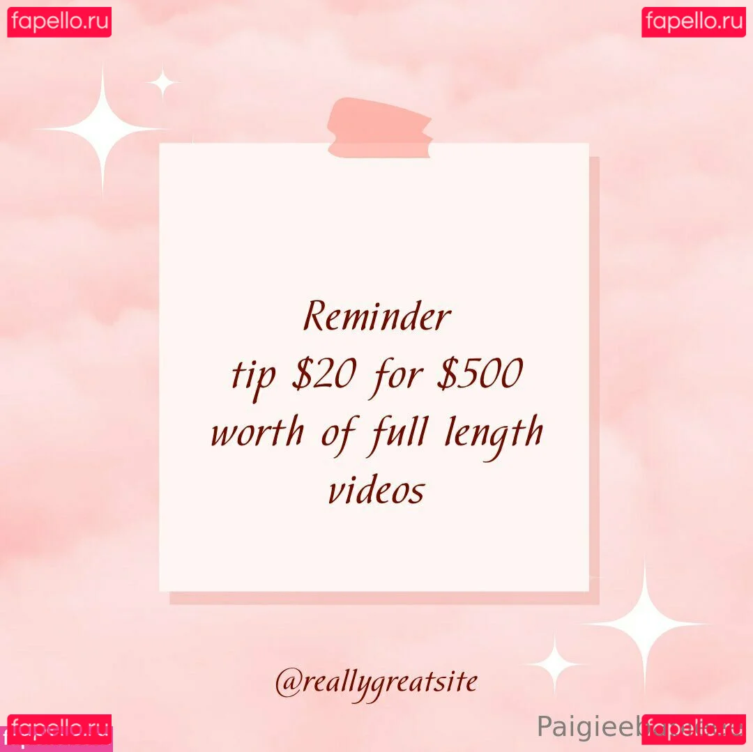 paigieebabieee Onlyfans Photo Gallery 