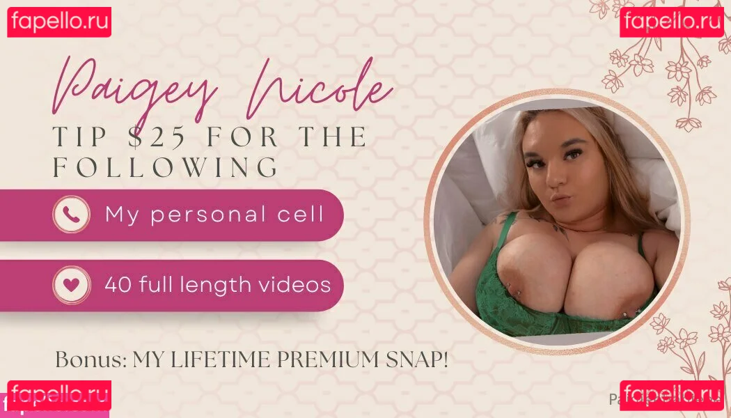 paigieebabieee Onlyfans Photo Gallery 