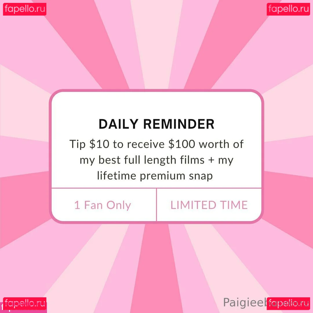 paigieebabieee Onlyfans Photo Gallery 