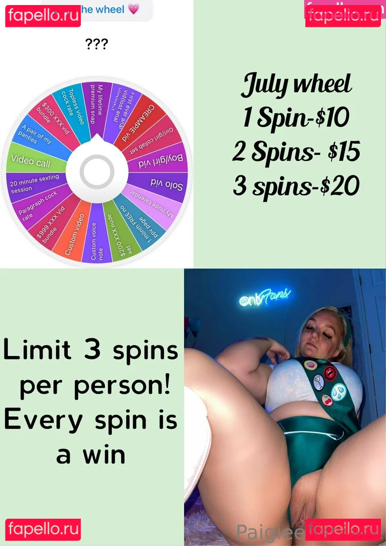 paigieebabieee Onlyfans Photo Gallery 