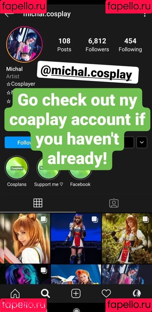 Michal Cosplay Onlyfans Photo Gallery 