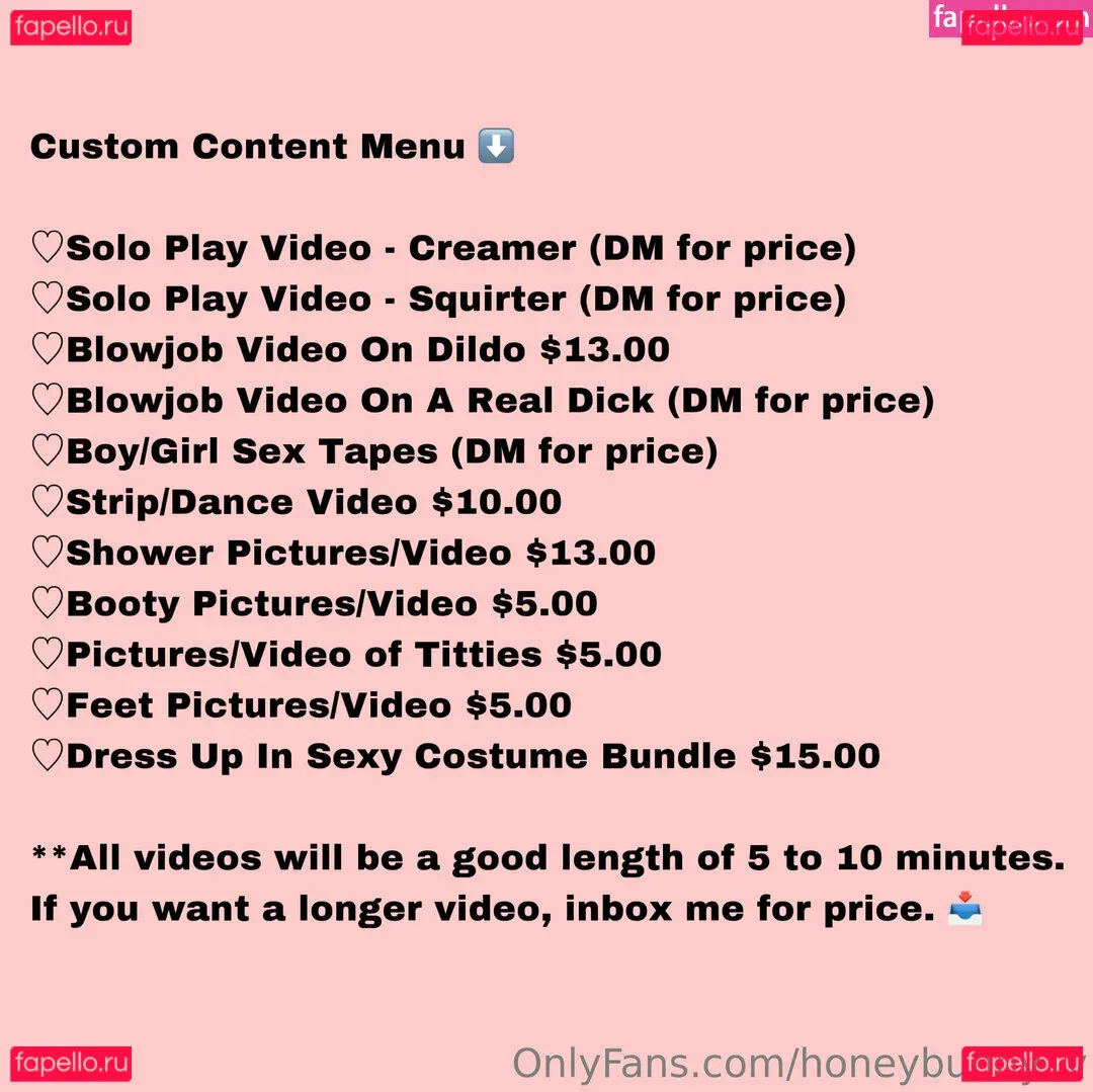 honeybunny.tv Onlyfans Photo Gallery 