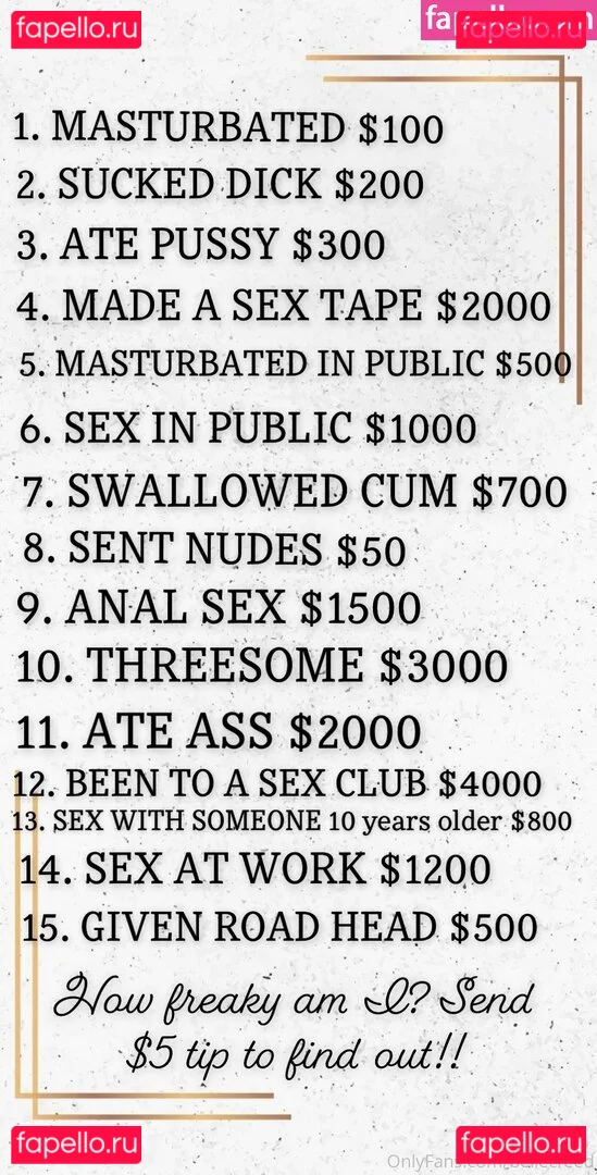 bellecreed Onlyfans Photo Gallery 