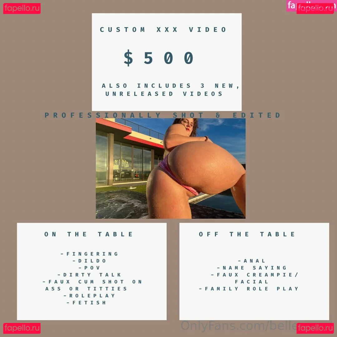 bellecreed Onlyfans Photo Gallery 