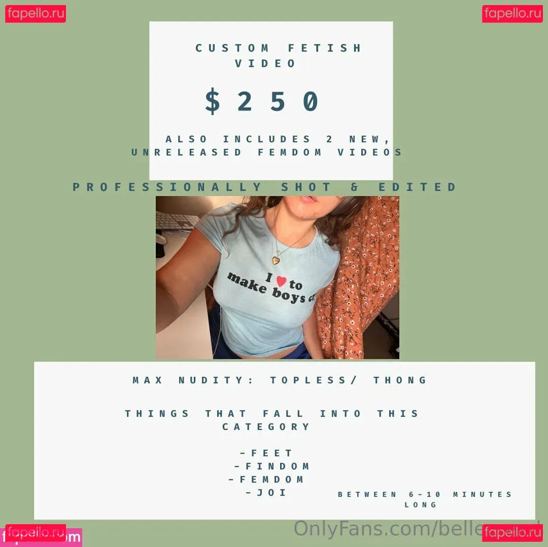 bellecreed Onlyfans Photo Gallery 