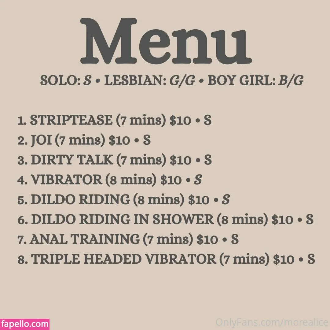 gfe-alice Onlyfans Photo Gallery 