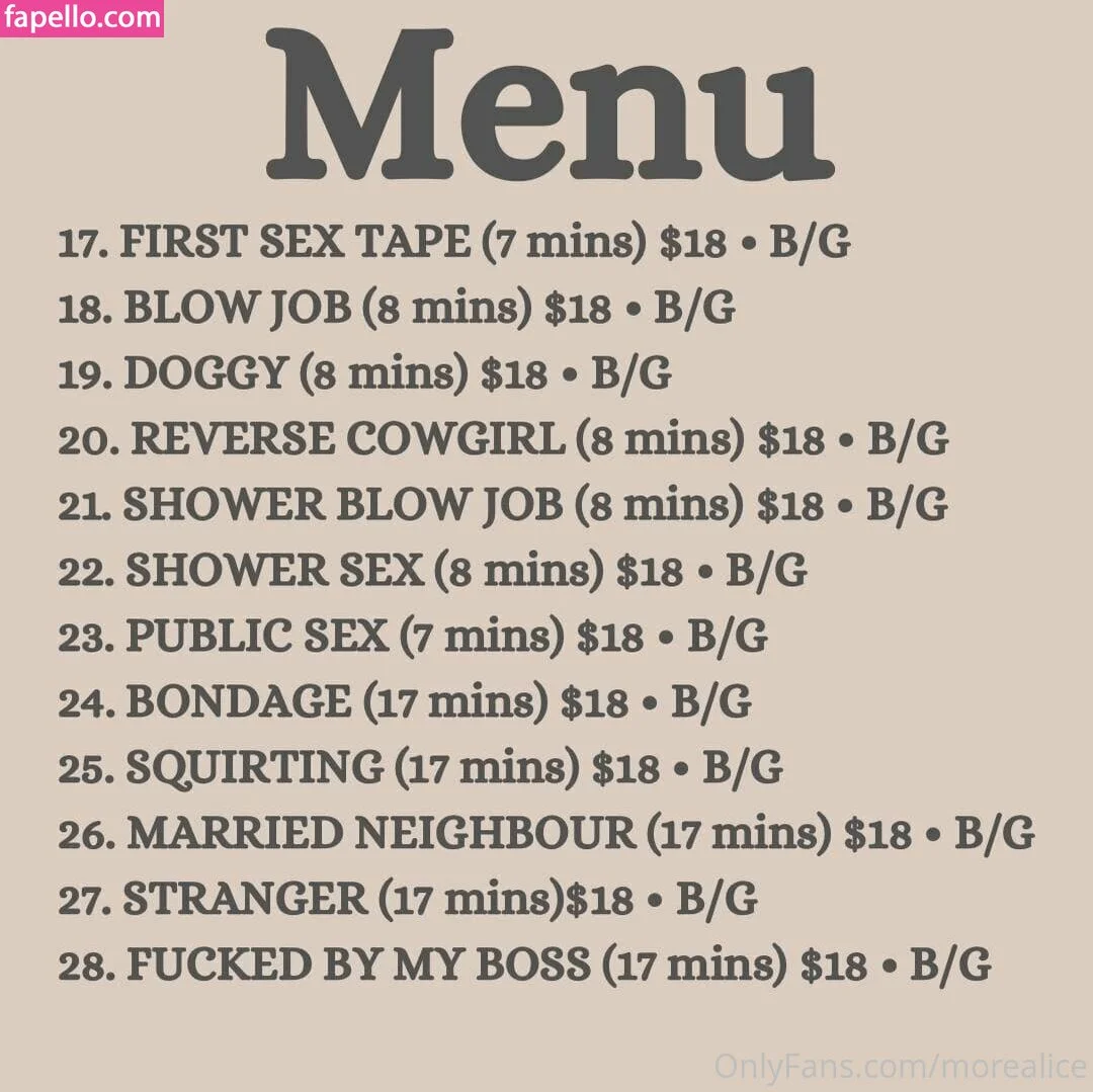 gfe-alice Onlyfans Photo Gallery 