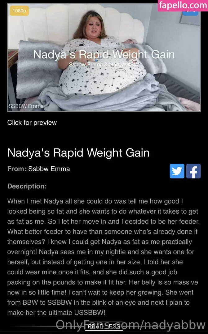 nadyabbw Onlyfans Photo Gallery 