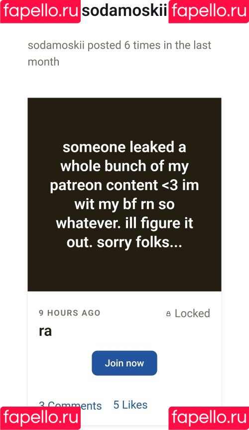 Sodamoskii Onlyfans Photo Gallery 