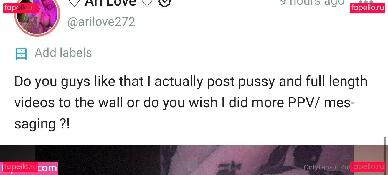 arilovefree Onlyfans Photo Gallery 