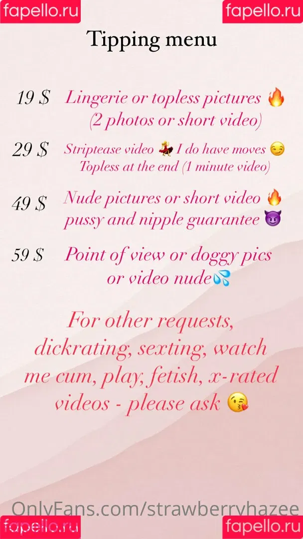 strawberryhazee Onlyfans Photo Gallery 
