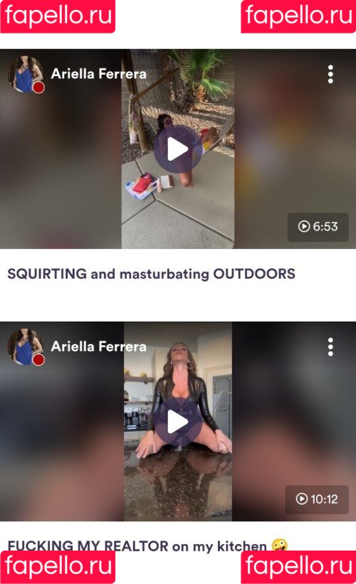 Ariella Ferrera Onlyfans Photo Gallery 