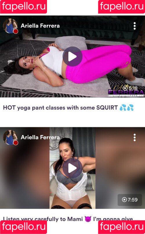 Ariella Ferrera Onlyfans Photo Gallery 