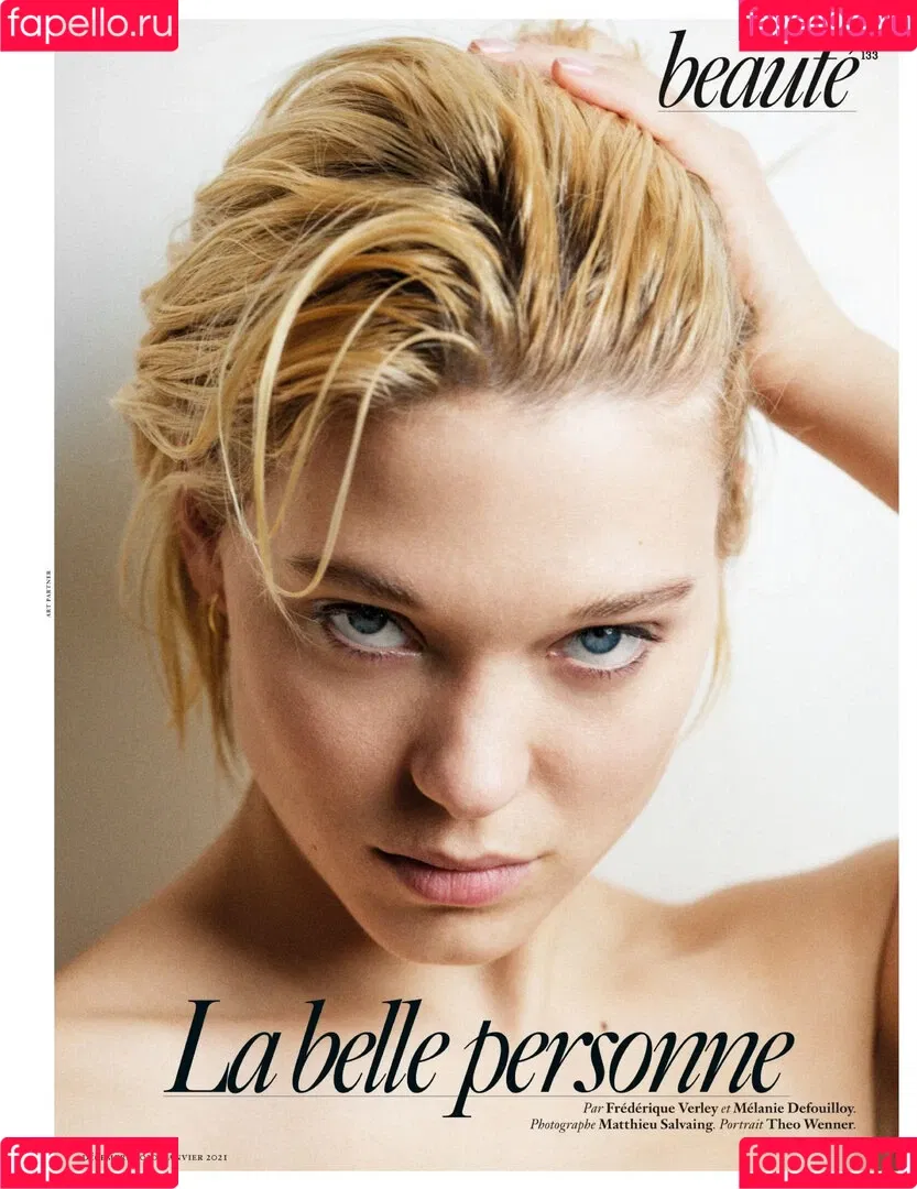 Lea Seydoux Onlyfans Photo Gallery 