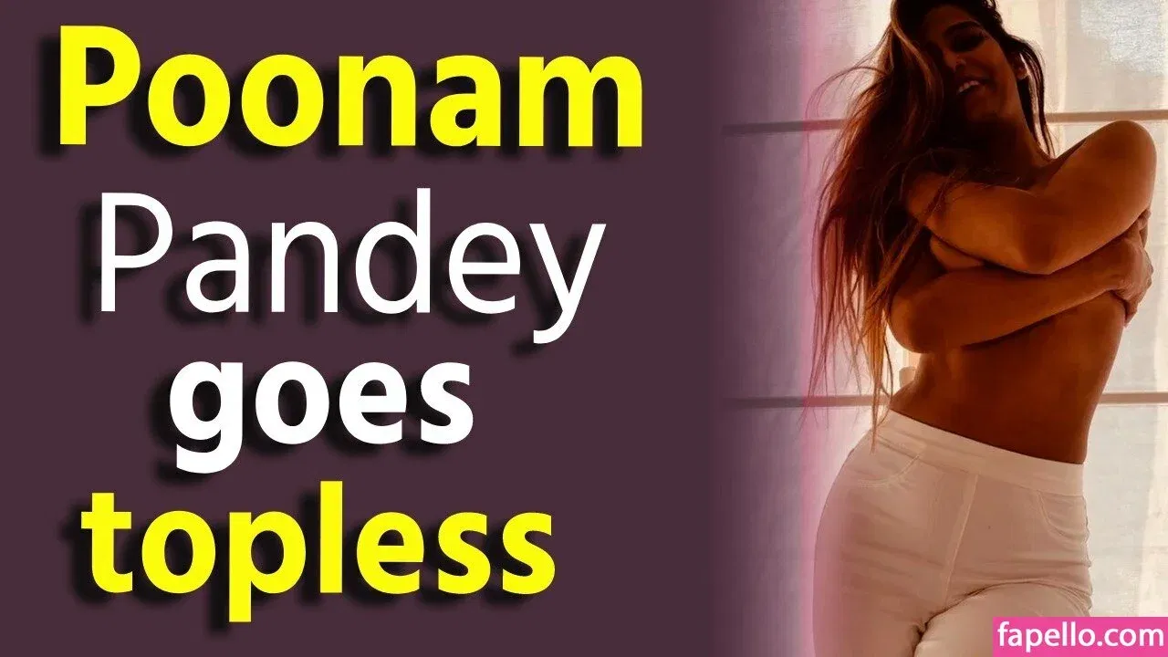 Poonam Pandey Onlyfans Photo Gallery 