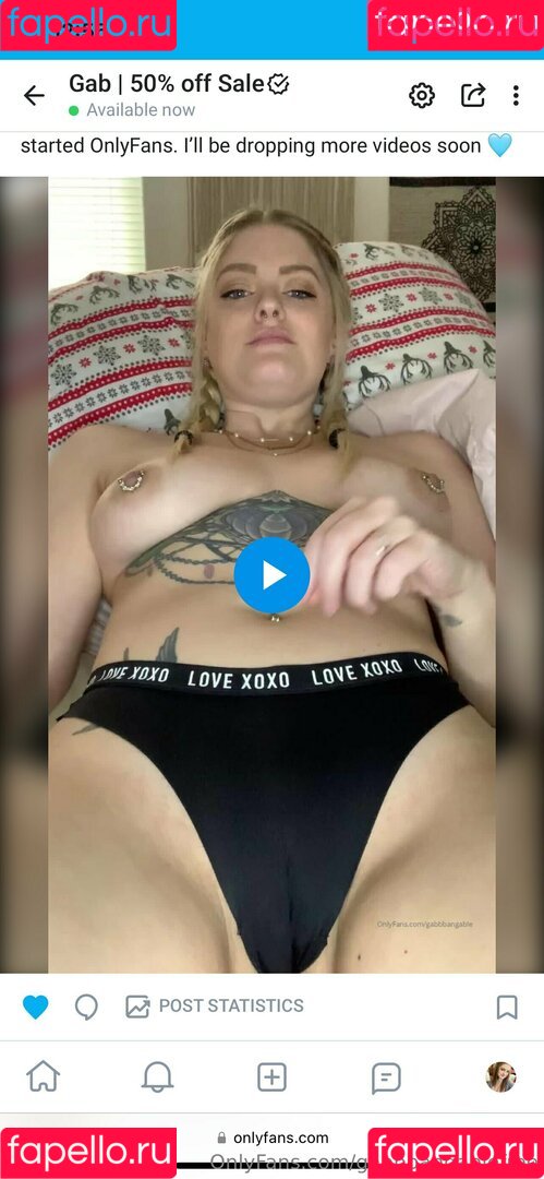 gabbbangablefree Onlyfans Photo Gallery 