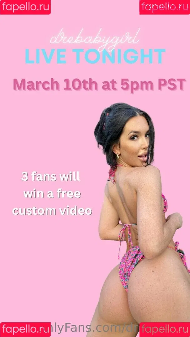 drebabytv Onlyfans Photo Gallery 