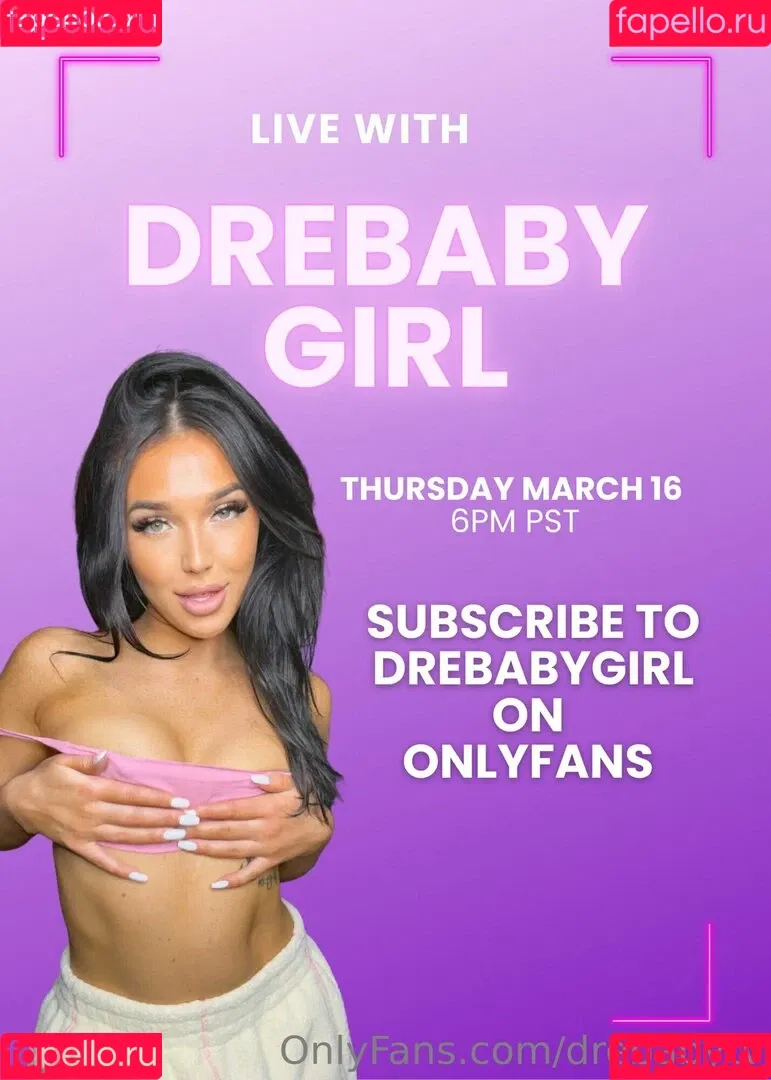 drebabytv Onlyfans Photo Gallery 