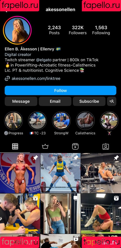 Ellen Åkesson Onlyfans Photo Gallery 