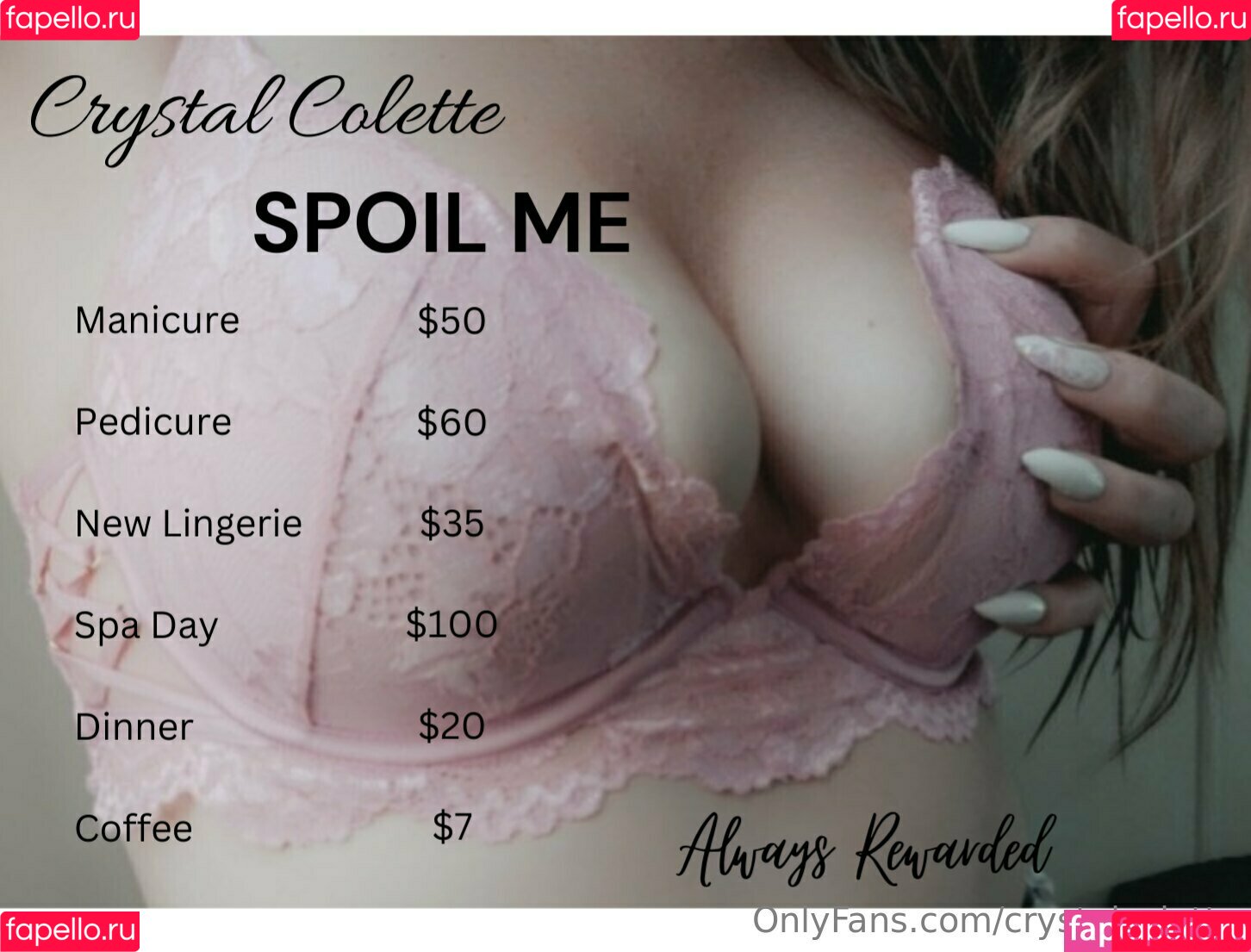 crystalcolette Onlyfans Photo Gallery 