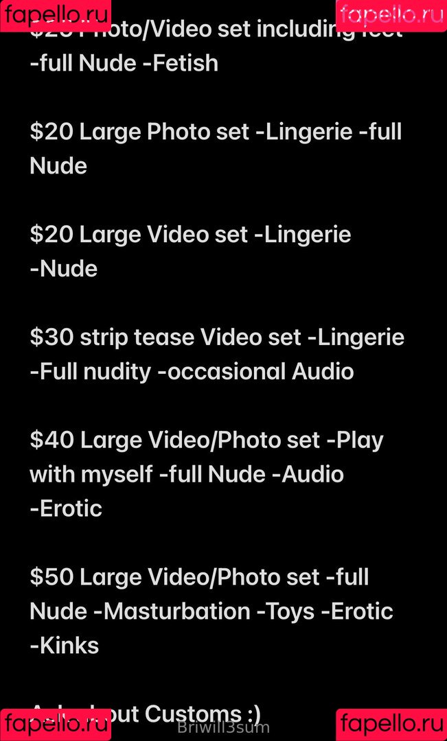 Briwill3sum Onlyfans Photo Gallery 