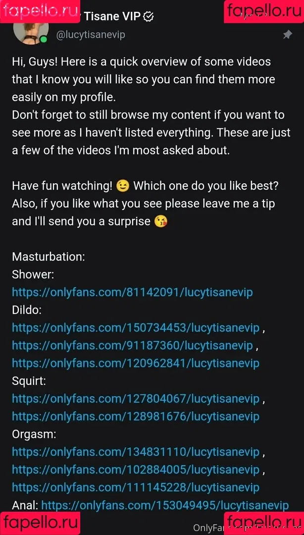 lucytisane Onlyfans Photo Gallery 