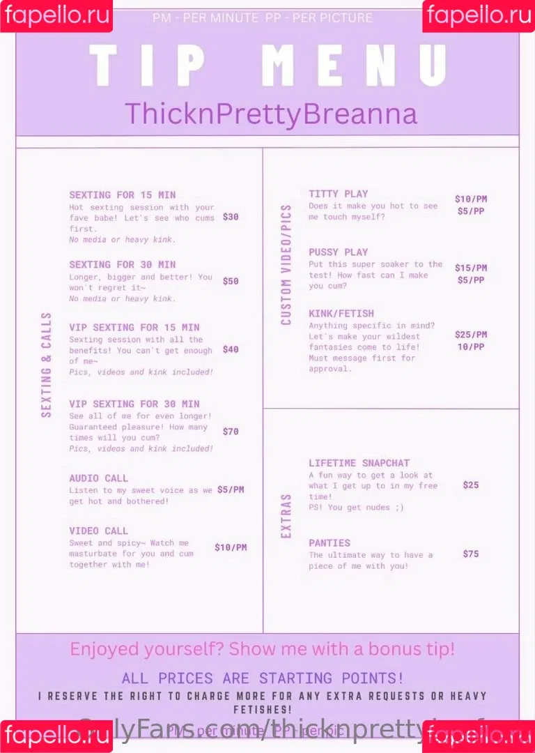 thicknprettybrefree Onlyfans Photo Gallery 