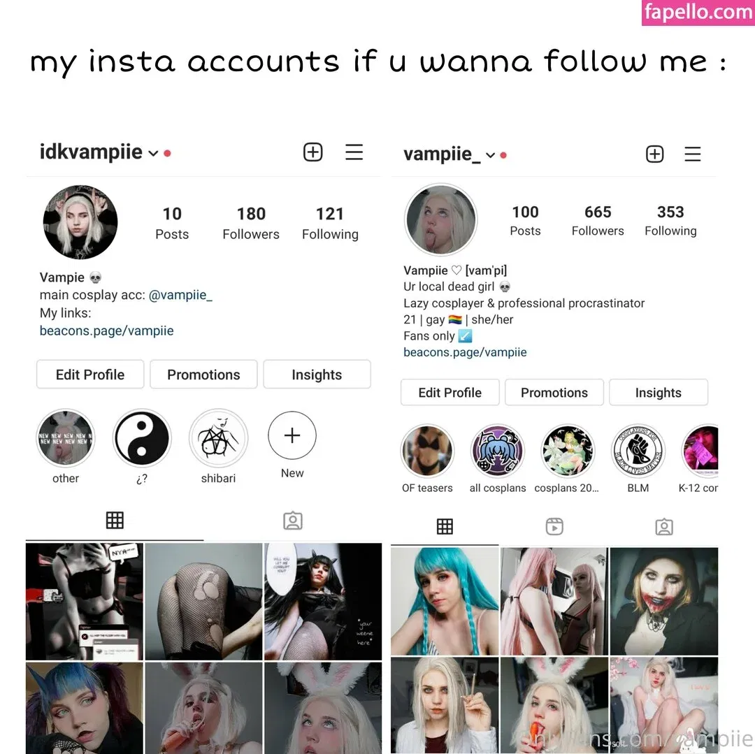 vampiie Onlyfans Photo Gallery 