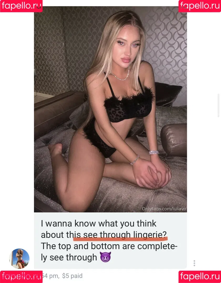 iuliavo Onlyfans Photo Gallery 