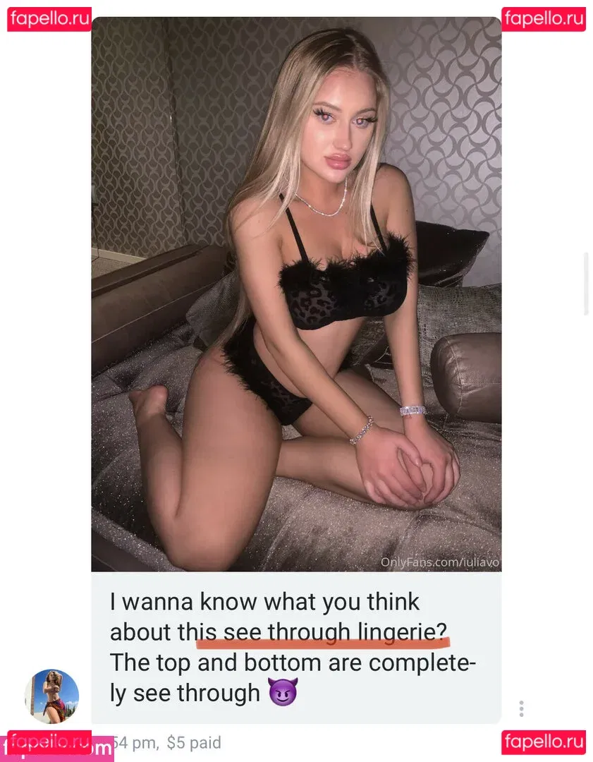 iuliavo Onlyfans Photo Gallery 