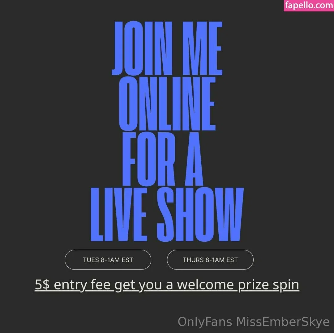 emberskyefree Onlyfans Photo Gallery 