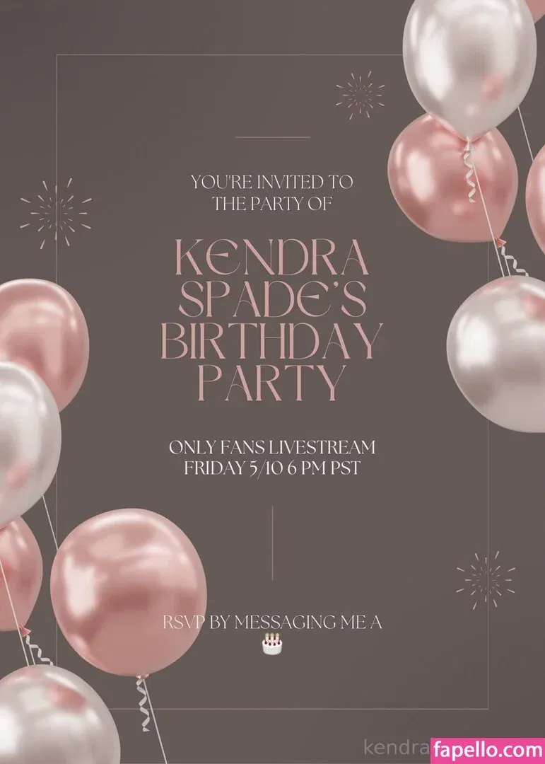 kendraspade Onlyfans Photo Gallery 