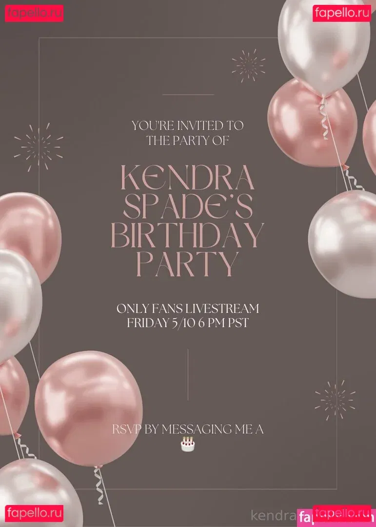 kendraspade Onlyfans Photo Gallery 