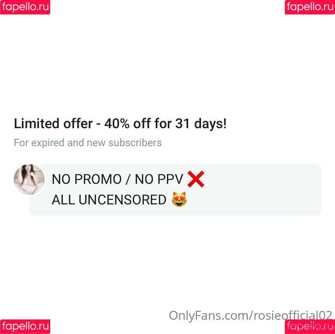 rosieofficial02 Onlyfans Photo Gallery 