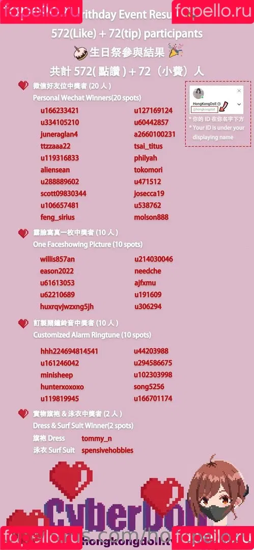 Hongkongdoll Onlyfans Photo Gallery 