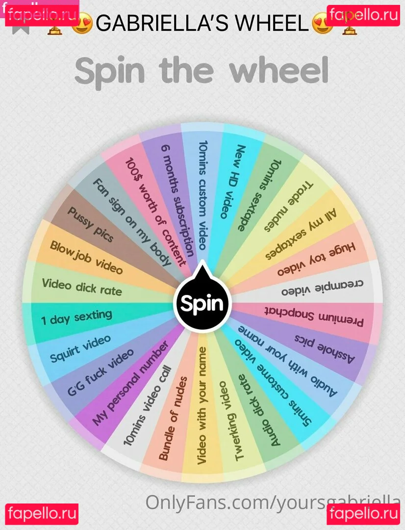 yoursgabriella Onlyfans Photo Gallery 