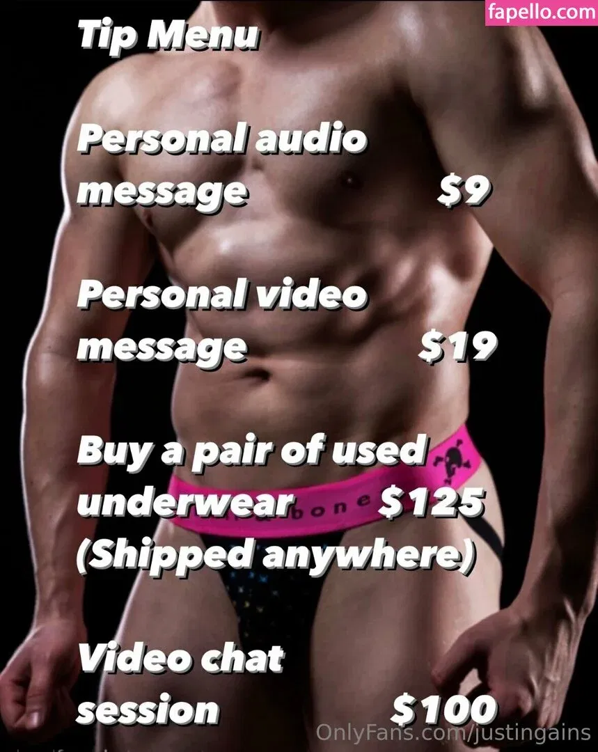 justingains Onlyfans Photo Gallery 
