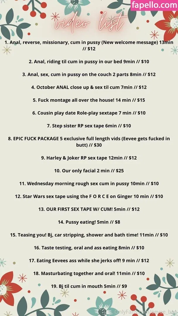 Eevee Bee Onlyfans Photo Gallery 