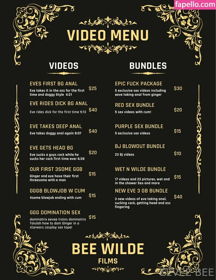 Eevee Bee Onlyfans Photo Gallery 