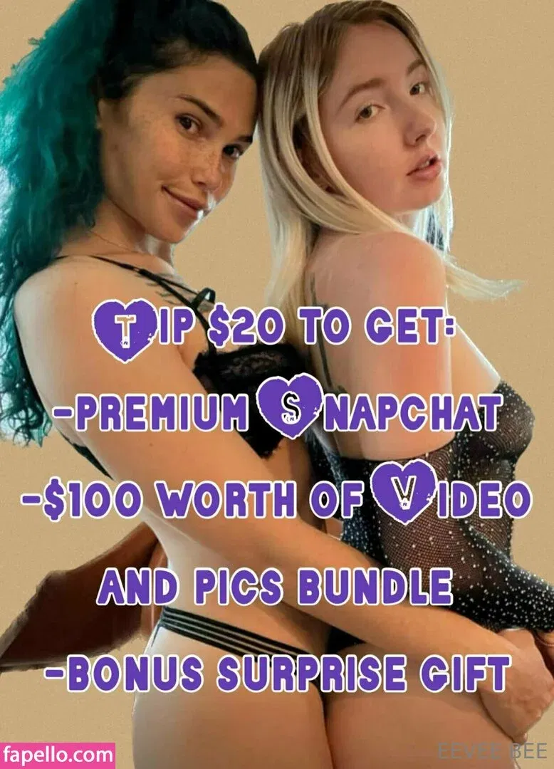 Eevee Bee Onlyfans Photo Gallery 