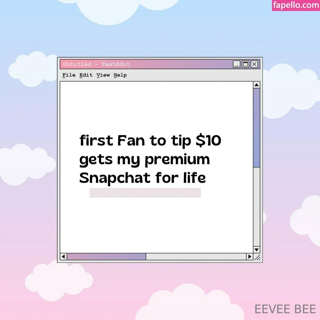 Eevee Bee Onlyfans Photo Gallery 