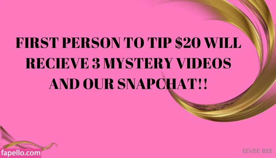 Eevee Bee Onlyfans Photo Gallery 