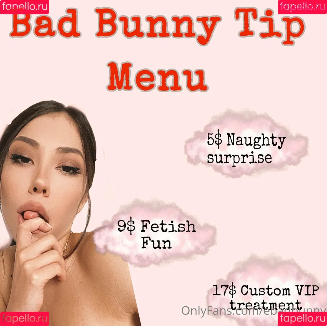ebadbunny Onlyfans Photo Gallery 
